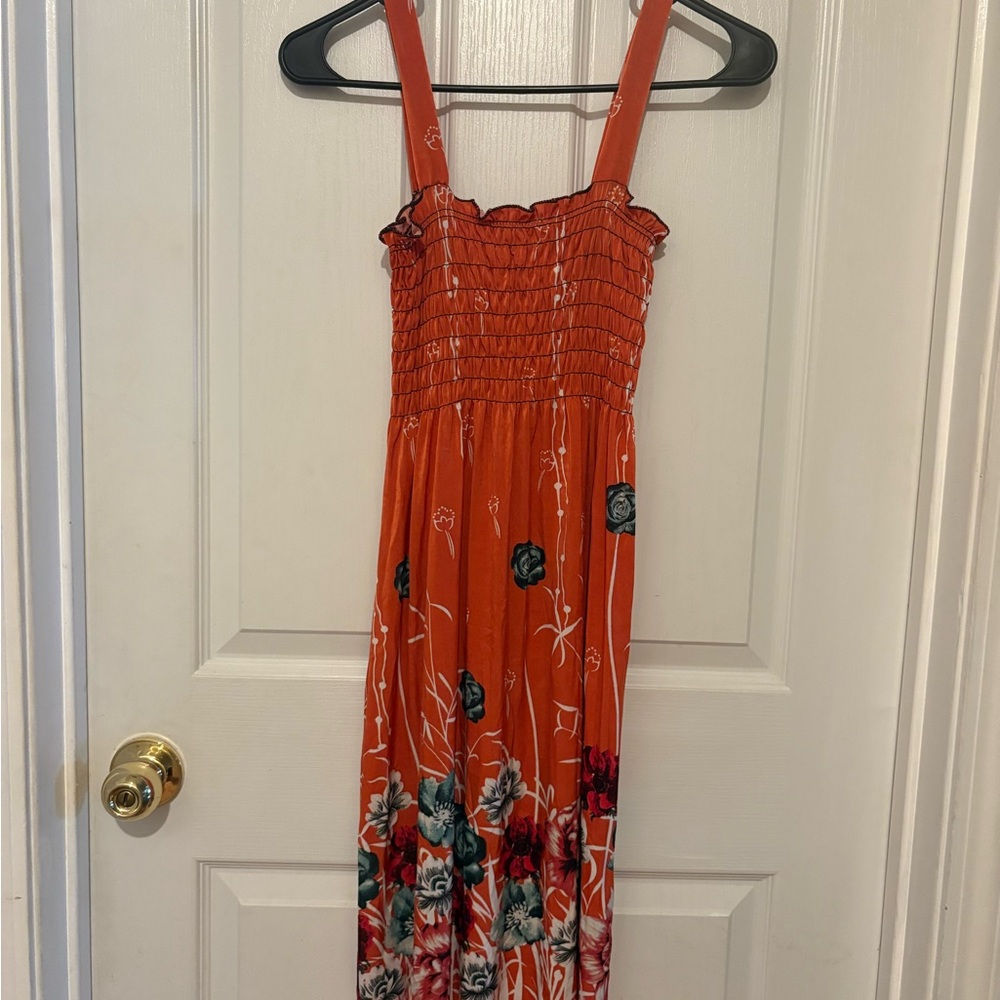 OB Fashion Womens Size S Multi-Colored Stretchy Sundress.